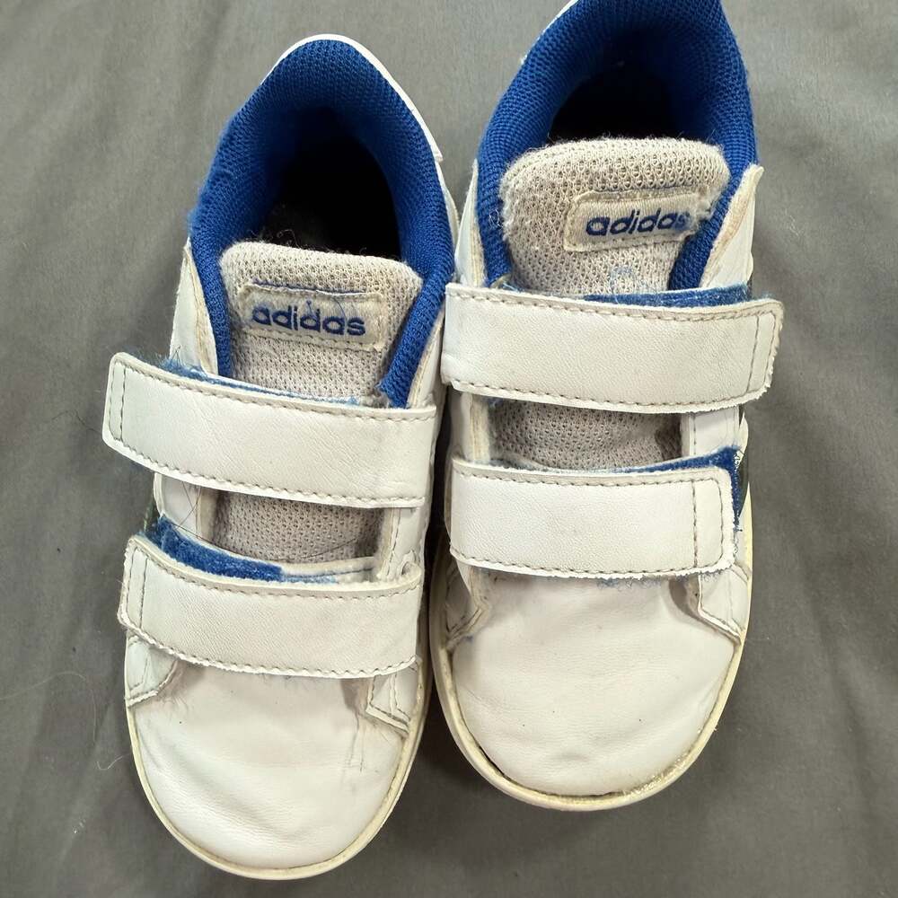 Adidas Grand Court 2.0 Toddler Shoes Size 8K White Camo